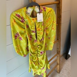 Don’t not purchase! For trade! Lashes of London backless floral satin dress